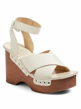 Rag & Bone Hester Platform Sandals, Ivory, 8